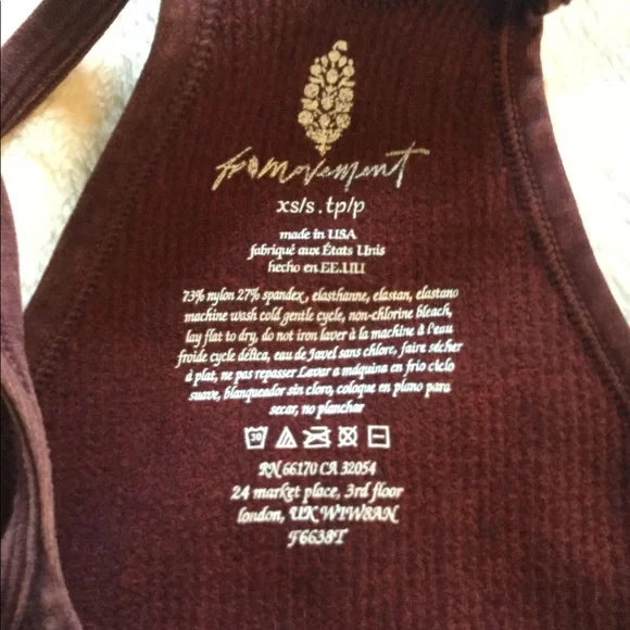 FP Movement Happiness Runs Crop NWOT*defect - Picture 6 of 9